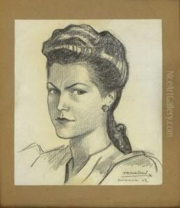 Retrato De Jovencita by Rafael Penagos Zalabardo