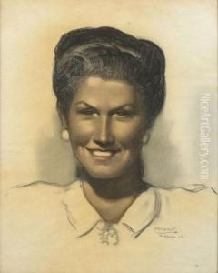 Retrato De Jovencita by Rafael Penagos Zalabardo