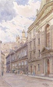Dorotheergasse Gegen Die Augustinerstrase by Erwin Pendl