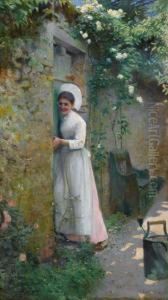 By The Garden Door by Frank Crawford Penfold