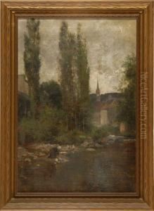 French Landscape by Frank Crawford Penfold