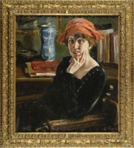 Giovane Donna Alla Scrivania by Giuseppe Pennasilico