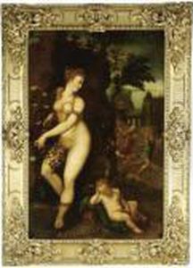 Venus And The Rose by Luca Penni