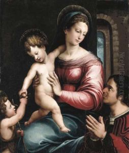 The Virgin And Child With The Infant Saint John The Baptist And Adonor
