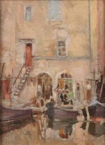 Venice Canal Scene by Harper Pennington