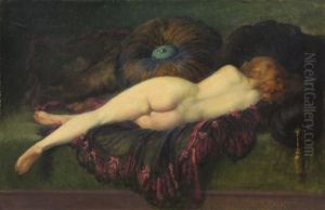 Reclining Nude by Albert Joseph Penot