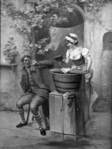 Blanchisseuse by Albert Joseph Penot