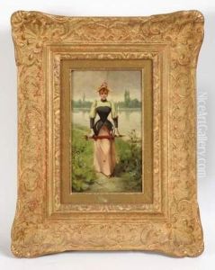 Jeune Elegante by Albert Joseph Penot