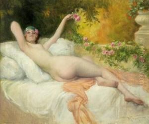 Femme Nue Allongee by Albert Joseph Penot