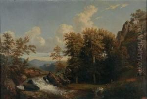 Riviere Dans Un Paysage Rocheux Riviere Dans Un Paysage Rocheux