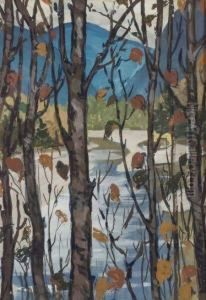 View Through The Trees by Charles Hovey Pepper