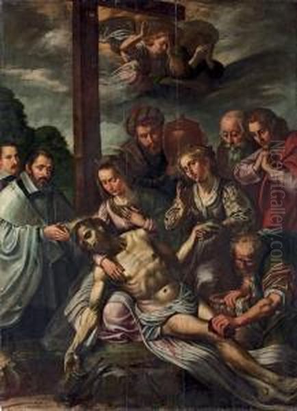 The Lamentation With Donors - view 1
