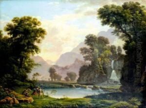 L'education D'achille Dans Un Paysage Classique