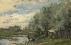 Summer Afternoon By The Lake by Paul Emmanuel Peraire