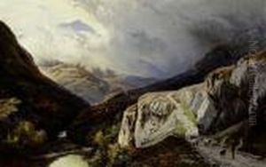 Sheep On A Mountain Pass