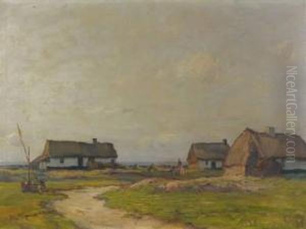 Hameau Avec Isbas Dans La Campagne Russe - view 1