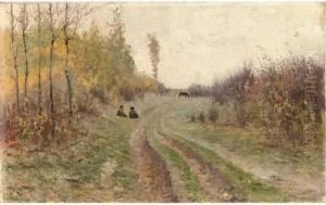 Autumnal Scene by Wladimir Wassiliew. Perepletchikoff