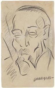 Retrato Del Galerista Josep Dalmau by Rafael Perez Barradas