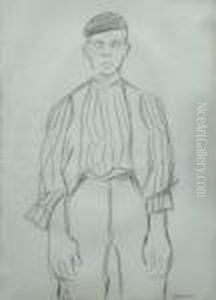 Joven Con Boina by Rafael Perez Barradas