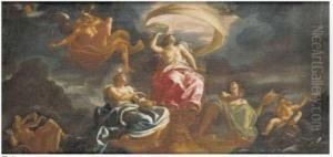 A) Mercurio E I Quattro Elementi B) Apollo, Diana E Il
Tempo by Francesco Perezzoli