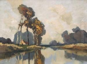Etang De St Jean. Sologne. by Lucien Peri