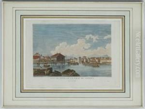 Vue D'un Bastion A Geneve by Alexis Nicolas Perignon