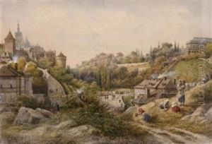 A Motif From Prag With The Belvedere Of Queenanna