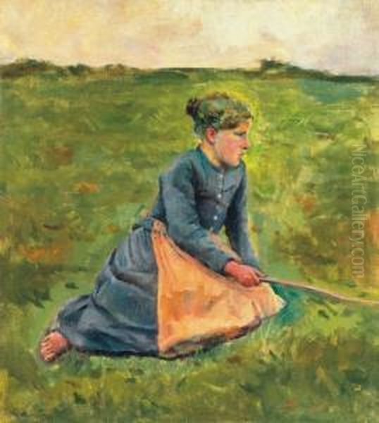Girl In The Meadow - view 1