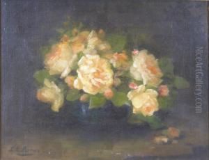 Pink Roses by Louise Ellen Perman