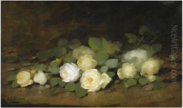 Still Life Of Yellow Roses - view 1