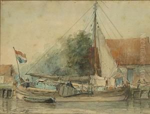 Le Dechargement Du Bateau by Henri Louis Permeke