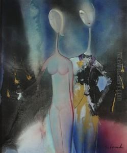 "la Nouvelle Eve". by Henri Louis Permeke