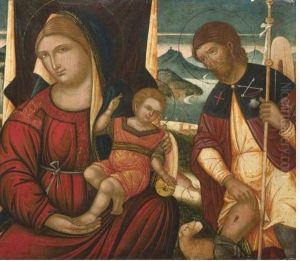 Madonna Col Bambino E Santi
