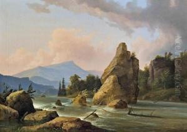 Flusslandschaft Der Gail Mit Oisternik - view 1