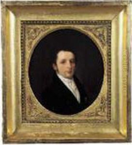 Portrait D'homme - Portrait De Femme by Joseph Nicolaus Peroux