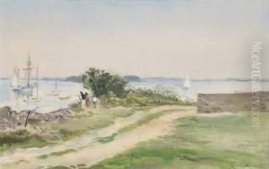 Chemin Cotier Au Trech, Ile Aux Moines by Paul Perraudin