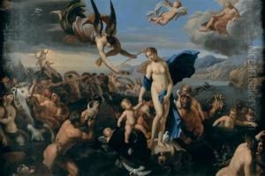 Allegorie De La Naissance Du Dauphin