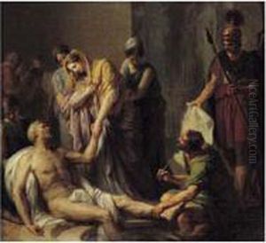 La Mort De Seneque by Jean Charles Nicaise Perrin
