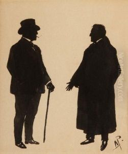 Lucien Et Sacha Guitry by Maurice Perronnet