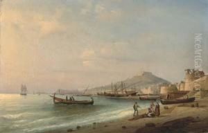 Fisherfolk At The Shore, Naples Beyond