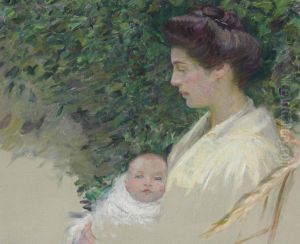 Mother And Baby by Lilla Calbot Perry