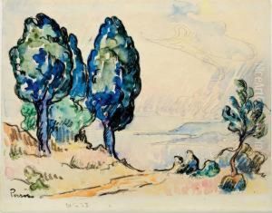 La Baie Des Canebiers Avec Le Cachet by Henri Person