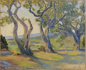 Paysage Aux Pins by Henri Person