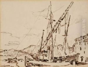 Bateau Au Port by Henri Person