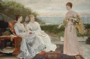 The Ramparts, Walmer Castle; Portraits Of The Countess Granville,and The Ladies Victoria And Mary Leveson-gower