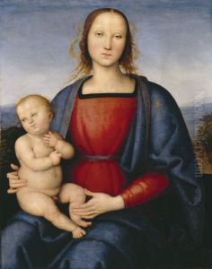 Madonna And Child by Pietro Vannucci Perugino