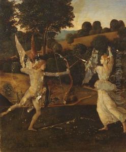 Combat De L'ange Contre La Femme