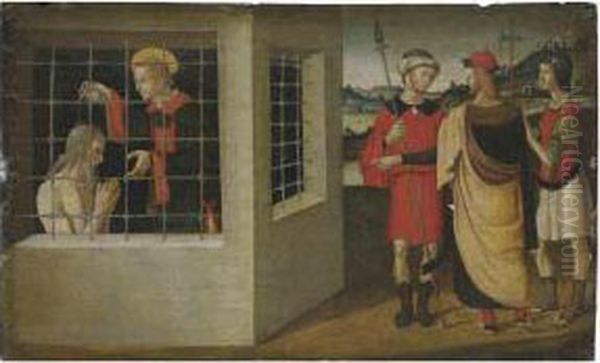 Saint Lawrence Baptising The Gaoler Hippolytus - view 1