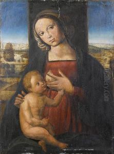 The Madonna Del Latte by Pietro Vannucci Perugino
