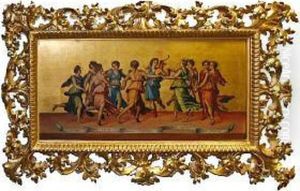 Apollo Dancing With The Nine Muses by Baldassare Peruzzi
